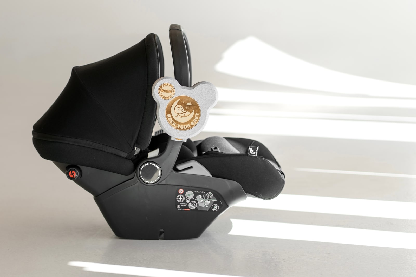 ROCK your BABY attached to a standard infant car seat